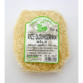 Rýže dlouhozrnná bílá 500g